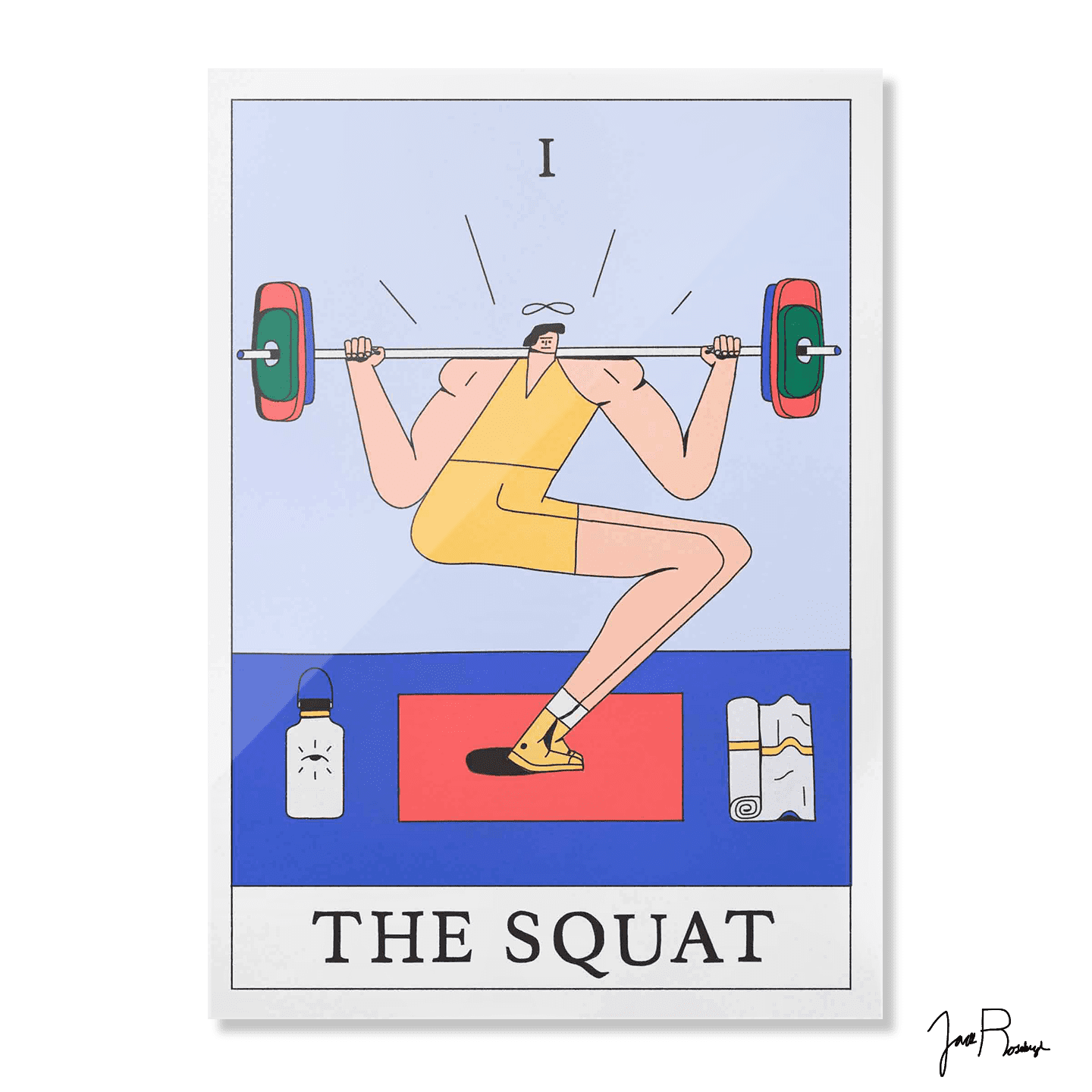 Squat Tarot Card
